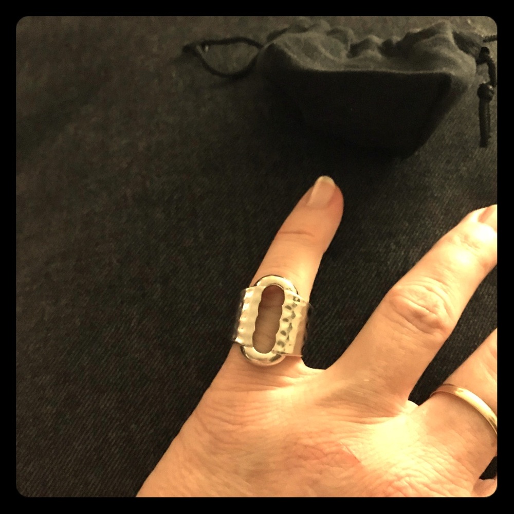 New solid sterling silver ring